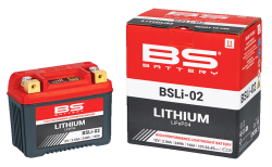 Motocyklová baterie BS BATTERY BSLi-02 Lithium LiFePO4 12,8V 2Ah (24Wh)