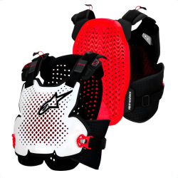 Chránič hrudi Alpinestars A-4 Plasma Chest Protector Black Red White 26