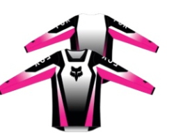 Dámský dres Fox Racing Wmns 180 Lean Jersey, Black / Pink