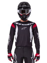 Mx Dres Alpinestars Fluid Haul Jersey Black White 25