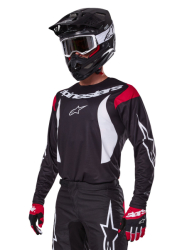 Mx Dres Alpinestars Fluid Haul Jersey Black White 25