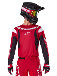Mx Dres Alpinestars Fluid Haul Jersey Bright Red Black 25