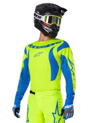 Mx Dres Alpinestars Fluid Haul Jersey Yellow Fluo Blue 25