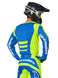 Mx Dres Alpinestars Fluid Haul Jersey Yellow Fluo Blue 25