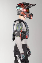 Chránič hrudi Alpinestars A-10 Full Chest Protector Anthracite / Black / Red