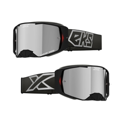 Mx Brýle Eks Brand Lucid Black Silver - Silver Mirror Lens