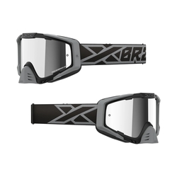 Mx Brýle Eks Brand Eks-S Black / Silver / Silver Mirror Lens