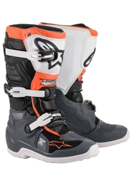 Dětské Mx Boty Alpinestars Tech 7S Black/Gray/White/Orange Fluorescent