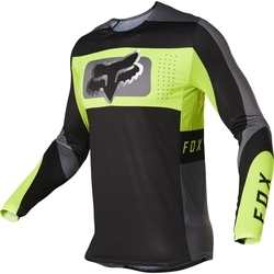 MX Dres FOX FlexAir Mirer Jersey Black Yellow 2022