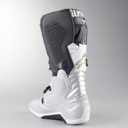 Mx Boty Alpinestars TECH 7 Boot Black Silver White Gold