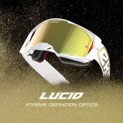 Mx Brýle Eks Brand Lucid White Gold - Gold Mirror Lens