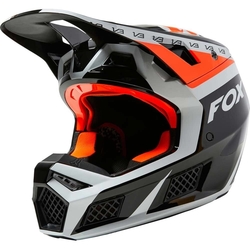 Mx Helma Fox V3 RS Dvide Black / White / Orange Mips 2022