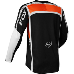 MX dres FOX 360 Dvide Jersey Black White Orange 2022