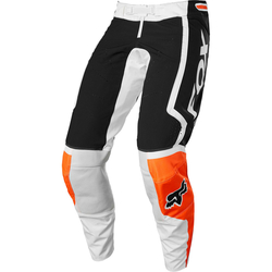 MX kalhoty FOX 360 Dvide Pant Black White Orange 2022