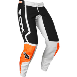 MX kalhoty FOX 360 Dvide Pant Black White Orange 2022