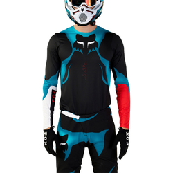 Mx Dres FOX Flexair Withered Jersey Black 2024