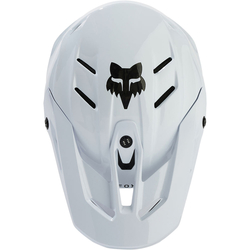 Mx Helma FOX V3 RS Carbon Solid Helmet White 2024