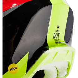 Mx Helma Fox V3 Revise Helmet Red / Yellow 2024