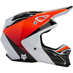 Mx Helma FOX V1 Streak Helmet White 2024