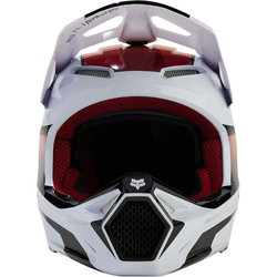 Mx Helma Fox V1 Flora Helmet White / Black 2024 