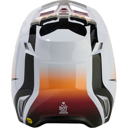 Mx Helma Fox V1 Flora Helmet White / Black 2024 