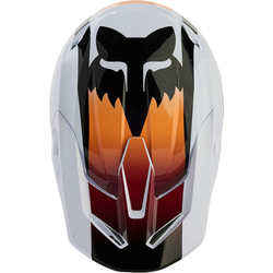 Mx Helma Fox V1 Flora Helmet White / Black 2024 