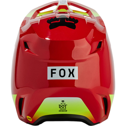 Mx Helma FOX V1 Ballast Helmet Flo Red 2024