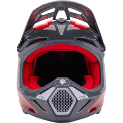 Mx Helma Fox V3 Volatile Helmet Grey / Red