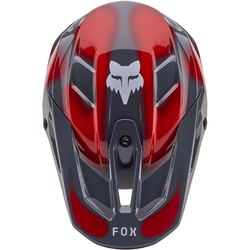 Mx Helma Fox V3 Volatile Helmet Grey / Red