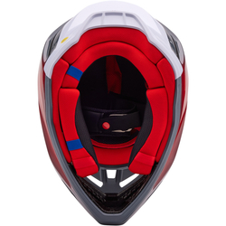 Mx Helma Fox V3 Volatile Helmet Grey / Red
