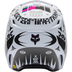 Mx Helma FOX V1 Image Cosmo Helmet White Black 26