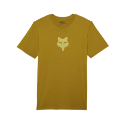 Pánské tričko Fox Racing Premium Head Yellow Mustard T-shirt
