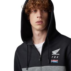 Pánská mikina Fox Fox X Honda Zip Fleece Black