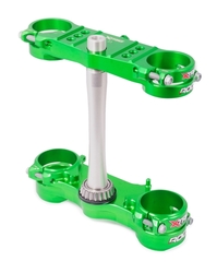 Kompletní brýle XTRIG ROCS TECH Triple Clamps Green Kawasaki KX450F 2019-2022 KX250F 2021-2022