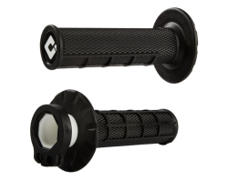 Mx Gripy ODI MX V2 Lock-On Grips Half Waffle Black 