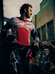 přilba SUPERTECH S-M7 limitovaná edice BEAST COAST, ALPINESTARS (šedá/černá/oranžová) 2026
