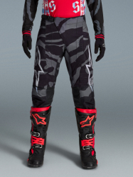 kalhoty TECHSTAR limitovaná edice BEAST COAST, ALPINESTARS (šedá/černá/oranžová) 2026