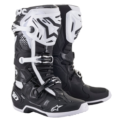 Mx Boty Alpinestars TECH 10 Black White 