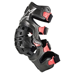 Ortézy na kolena Alpinestars Bionic - 10 Carbon Knee Brace Black / Red 2022