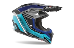 Mx Helma Airoh Aviator 3.0 League Blue Gloss