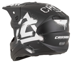 Mx helma CASSIDA Cross Cup 2 Crew 2026 černá matná/bílá