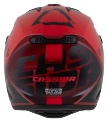 Mx helma CASSIDA Cross Cup 2 Napa Junior 2026 červená perleťová/purpurová/černá