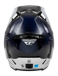 Mx Helma Fly Racing Formula S Carbon Legacy Helmet Navy / Silver 2024