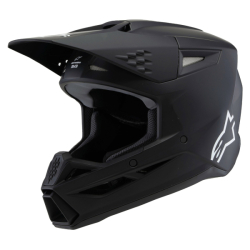 Dětská Mx Helma Alpinestars SM3 Youth Solid Helmet Black Matte