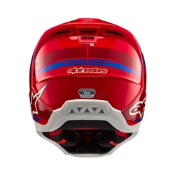 Mx Helma Alpinestars SM5 Action 2 Helmet Bright Red / Blue Glossy