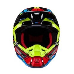 Mx Helma Alpinestars SM5 Action 2 Helmet Black / Yellow Fluo / Bright Red Glossy