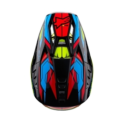 Mx Helma Alpinestars SM5 Action 2 Helmet Black / Yellow Fluo / Bright Red Glossy