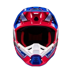 Mx Helma Alpinestars SM5 Sail Helmet White / Diva Pink / Enamel / Blue Glossy