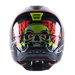 Mx Helma Alpinestars SM5 Solar Flare Black / Blue / Red Fluo Glossy