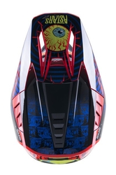 Mx Helma Alpinestars SM5 Solar Flare Black / Blue / Red Fluo Glossy